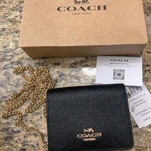 NWT Coach wallet on chain🤩